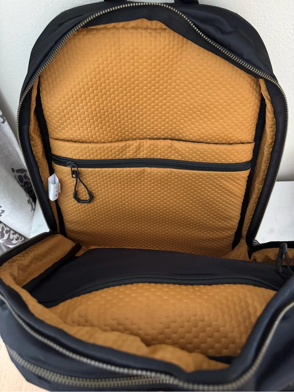Adidas Creator Backpack, Exclusive Black with gold lining and pouch. Brand New